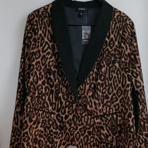 SOLD TORRID LEOPARD PRINT BLAZER